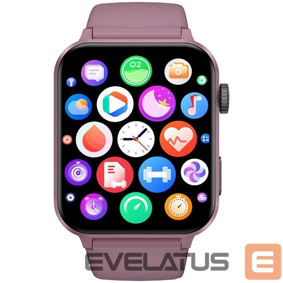 Nutikell Blackview Blackview R30 Pro Fitness Smartwatch, 1.83-inch HD,220mAh Battery, 24-hour SpO2 Detection + Heart Rate Monitoring, Monitor Sleep status, Calls and SMS notification, Purple