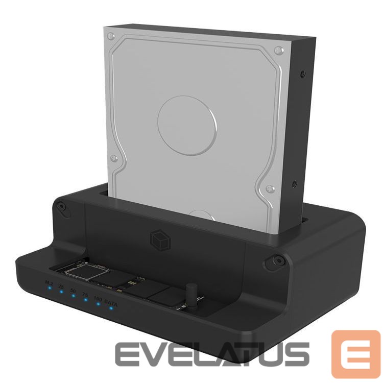 Muu arvutitarvik Raidsonic Icy Box IB-2914MSCL-C31 Docking and cloning station for M.2 NVMe SSD & 2.5''/3.5'' SATA SSD/HDD