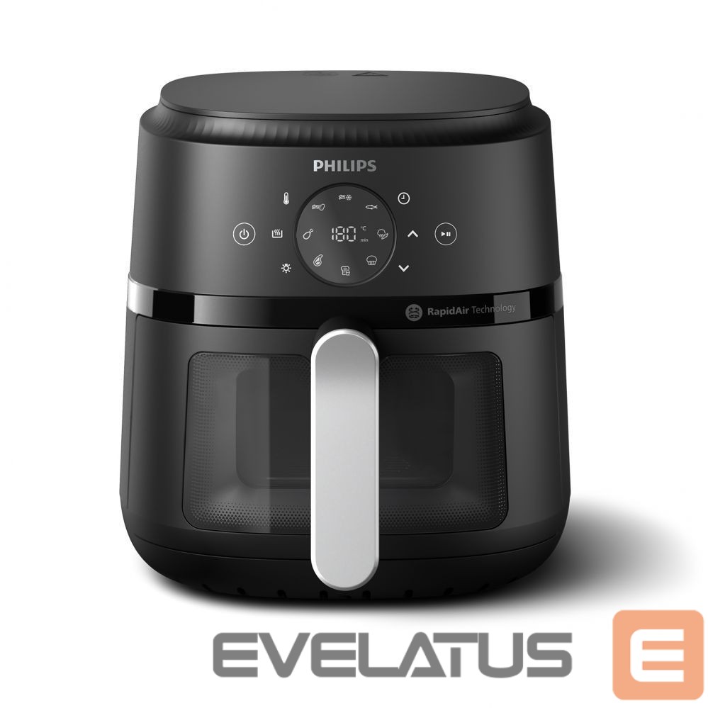 Lauagrillid Philips NA221/00 Airfryer, Capacity 4.2 L, Black/Silver