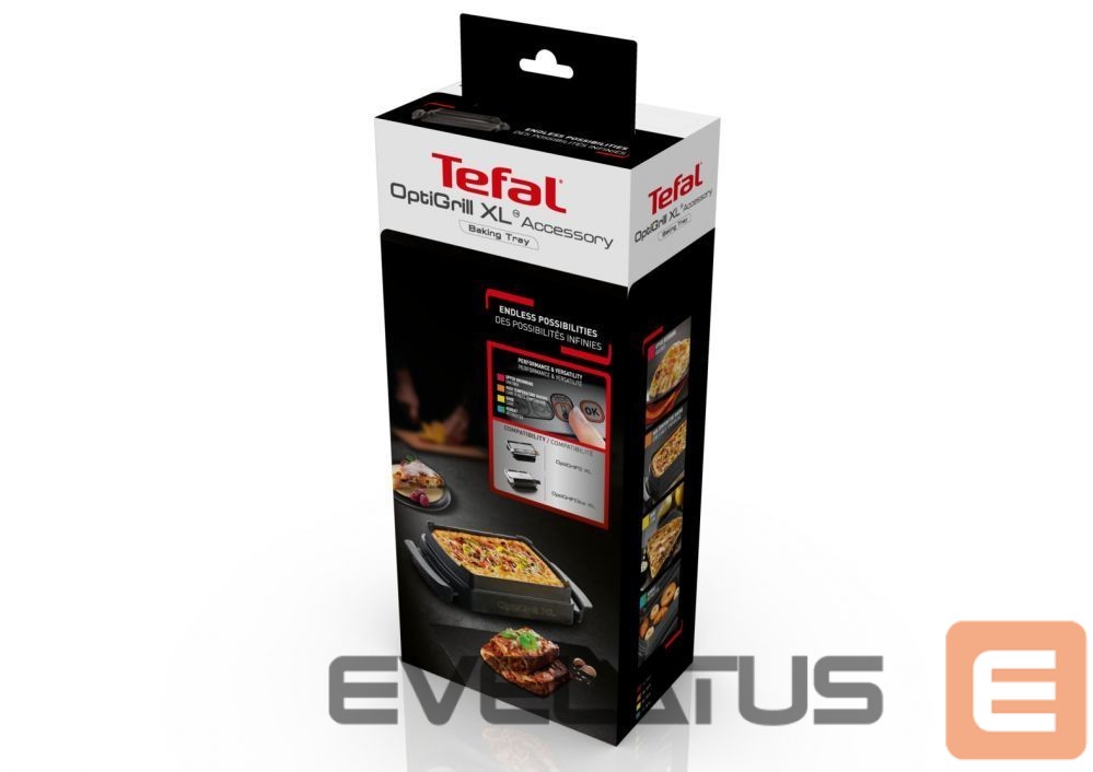 Lauagrillid TEFAL Snack & Baking accessory for OptiGrill+ XA727810 Black