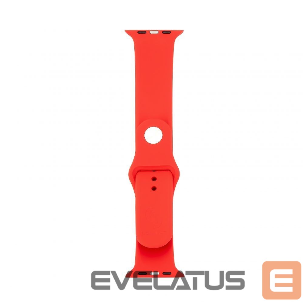 Rihm Connect Watch 42/44/45mm Silicone Loop Watch Strap (140mm M/L) Red