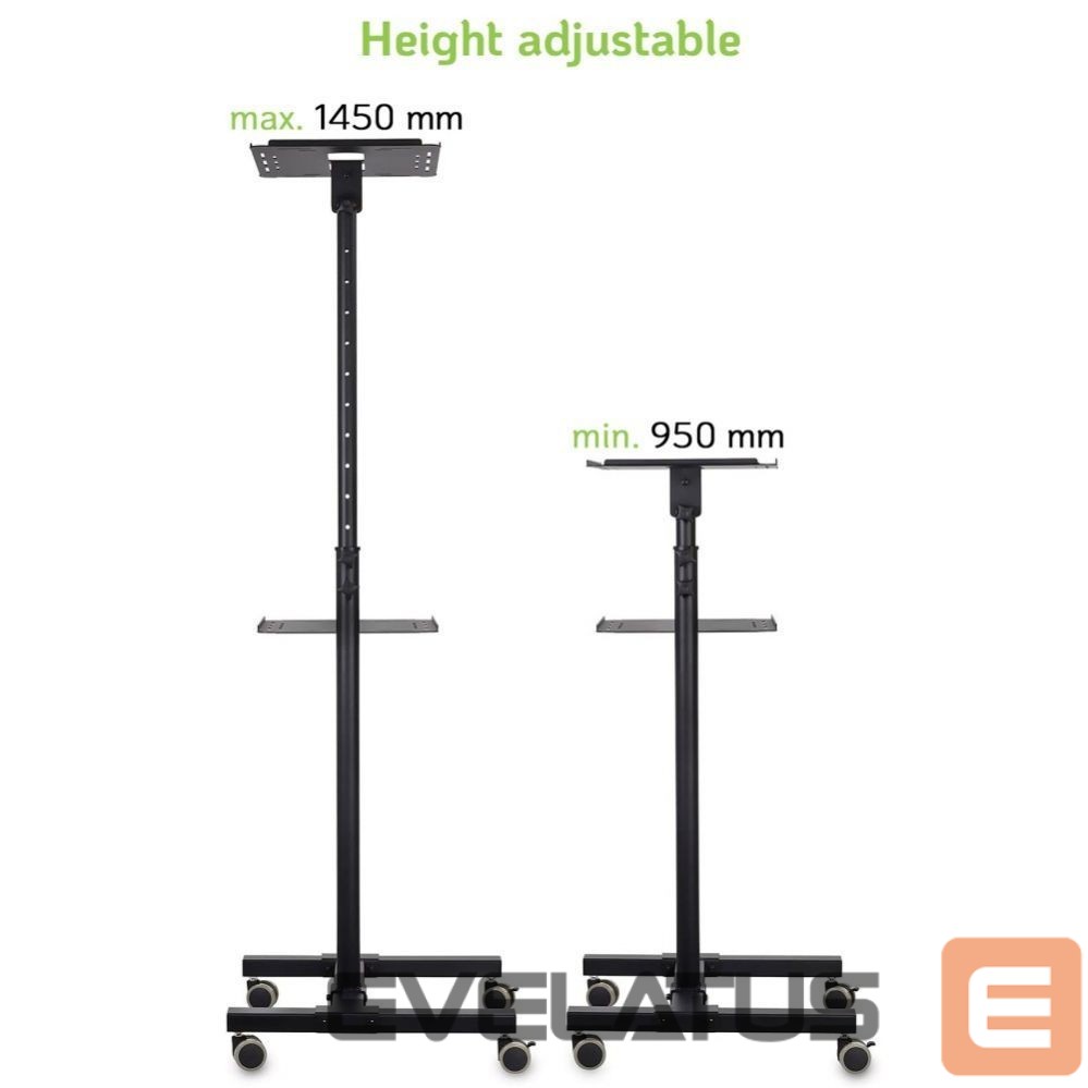 Ekraani kaitse Techly TECHLY Universal Adjustable Trolley