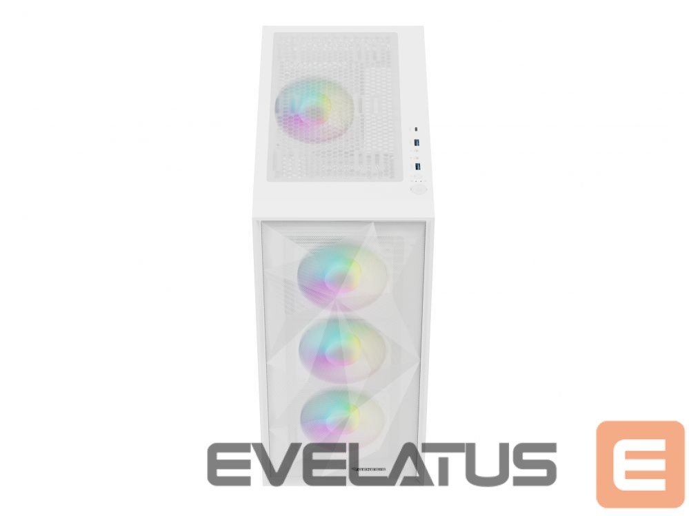 Arvuti komponendid Natec NATEC Genesis PC Case Diaxid 605 white