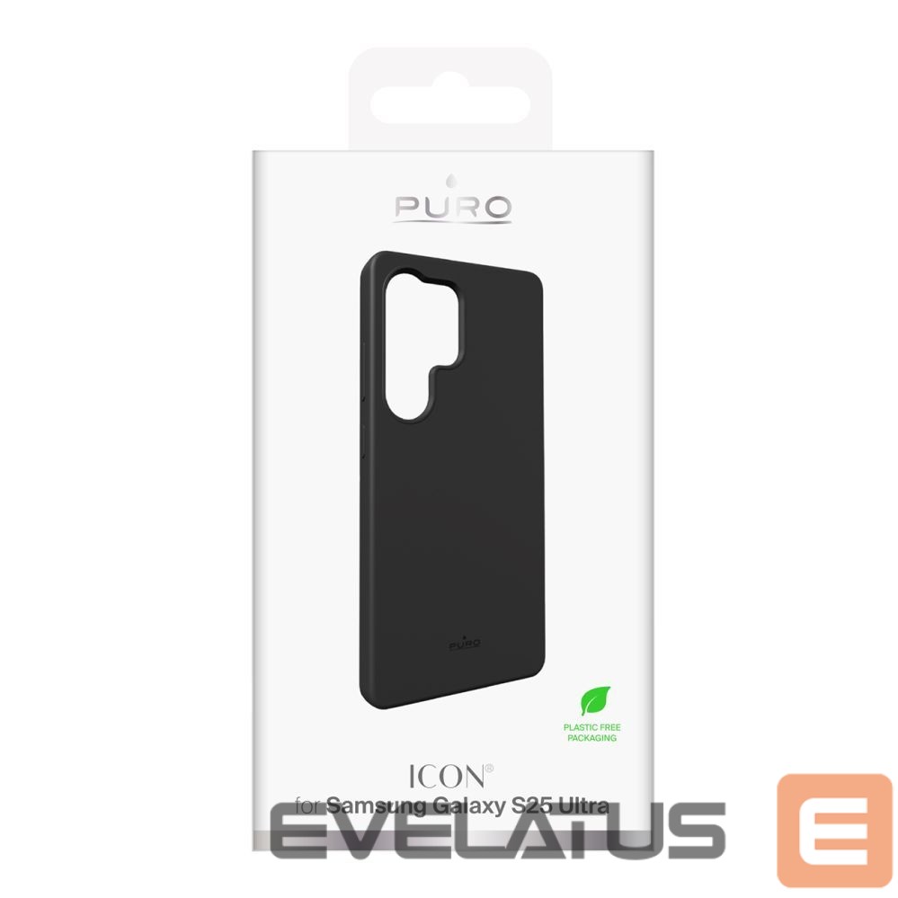 Tagakaaned Puro Puro Icon Silicone Case for Samsung Galaxy S25 Ultra - Black