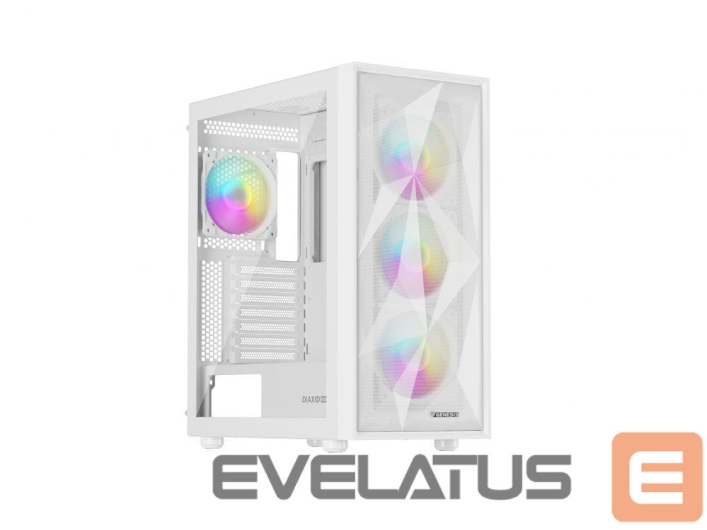 Arvuti komponendid Natec NATEC Genesis PC Case Diaxid 605 white