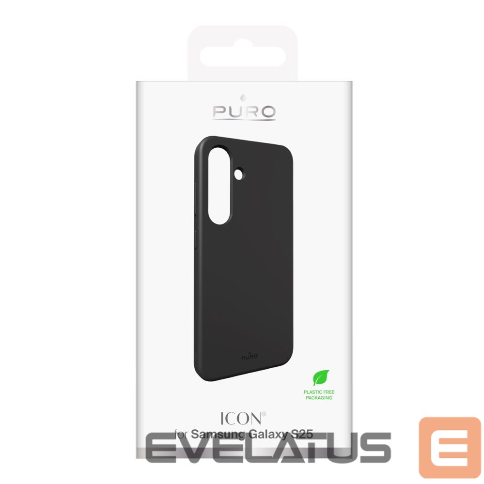 Tagakaaned Puro Puro Icon Silicone Case for Samsung Galaxy S25 - Black