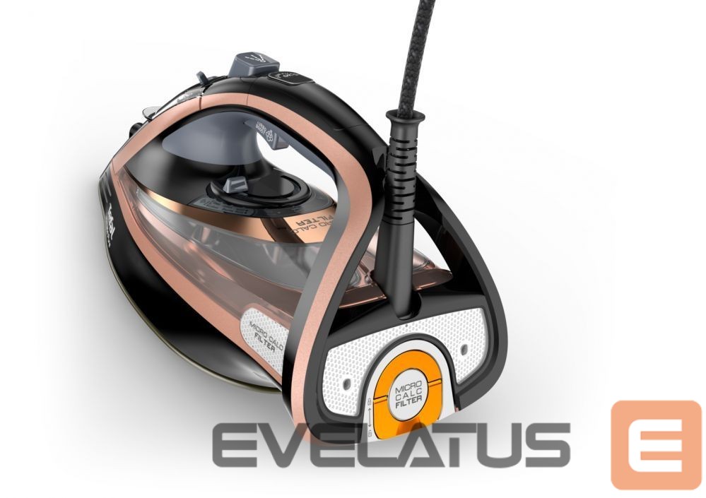 Triikrauad TEFAL Steam Iron FV9845 3200 W, Water tank capacity 350 ml, Continuous steam 60 g/min, Black/Rose Gold