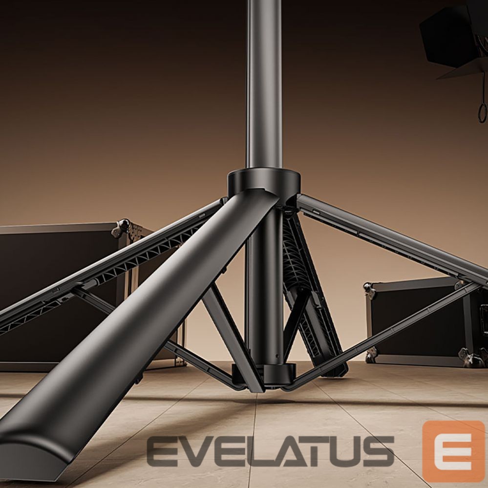 Kaameratarvik Hurtel Selfie stick WH181D-Y1S 1.75m aluminum alloy telescopic tripod with dual lamp and phone holder - black