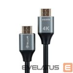 Kaabel Tellur  High Speed HDMI 2.0 cable, 4K 18Gbps plug-plug Ethernet gold-plated 3m black 
