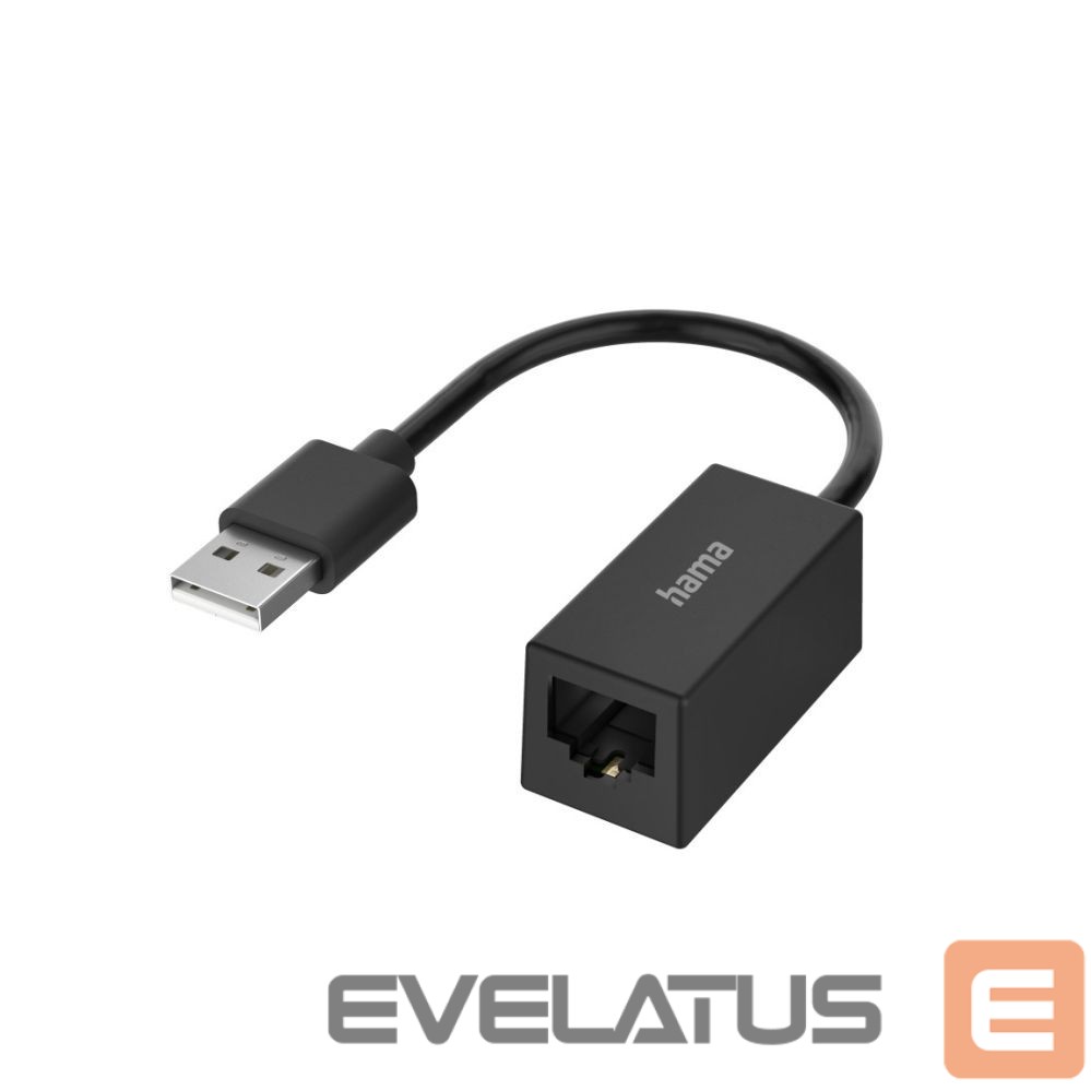 Muu arvutitarvik Hama Hama 00200324 Network Adapter, USB Plug - LAN/Ethernet Socket, Fast Ethernet