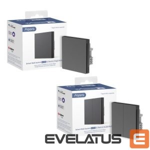Nutikas seade AQARA  SMART HOME WRL SWITCH/SINGLE WS-EUK01 GREY 