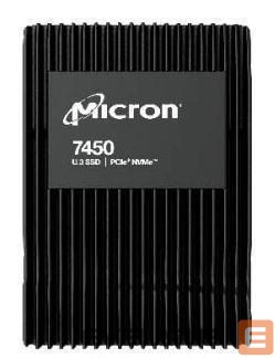 Kõvaketas SSD Micron SSD||SSD series 7450 PRO|3.84TB|PCIE|NVMe|NAND flash technology TLC|Write speed 5300 MBytes/sec|Read speed 6800 MBytes/sec|Form Factor U.3|TBW 7000 TB|MTFDKCB3T8TFR-1BC1ZABYYR