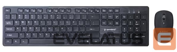 Arvuti klaviatuur Gembird KEYBOARD +MOUSE WRL RUS/DESKTOP KBS-WCH-04-RU