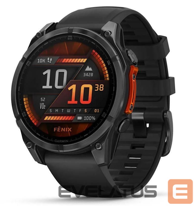 Nutikell Garmin SMARTWATCH FENIX 8/SLATE GRAY 51 mm, AMOLED