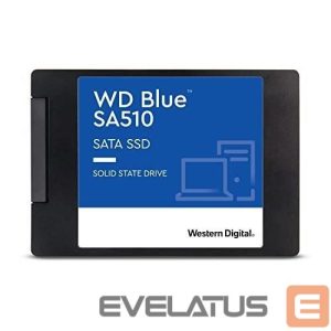 Kõvaketas SSD Western Digital  SSD||Blue SA510|4TB|SATA 3.0|Write speed 520 MBytes/sec|Read speed 560 MBytes/sec|2,5"|TBW 600 TB|MTBF 1750000 hours|WDS400T3B0A 