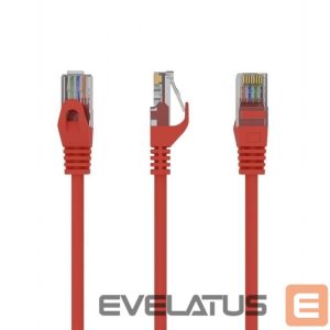 Võrgulülitid Gembird  PATCH CABLE CAT6 UTP 1M/RED PP6U-1M/R 