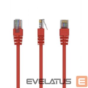 Võrgulülitid Gembird  PATCH CABLE CAT5E UTP 1.5M/RED PP12-1.5M/R 