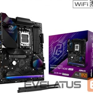 AMD protsessori emaplaat Asrock  Mainboard||AMD B850|SAM5|ATX|Memory DDR5|Memory slots 4|1xPCI-Express 4.0 16x|1xPCI-Express 5.0 16x|1xM.2|1xHDMI|1xAudio-In|1xAudio-Out|8xUSB 2.0|9xUSB 3.2|3xUSB-C|1xOptical S/PDIF|1xRJ45|B850RIPTIDEWIFI 
