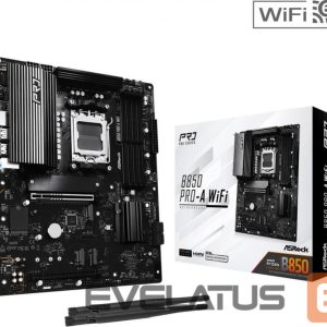 AMD protsessori emaplaat Asrock  Mainboard||AMD B850|SAM5|ATX|Memory DDR5|Memory slots 4|1xPCI-Express 4.0 16x|1xPCI-Express 5.0 16x|1xM.2|1xHDMI|1xAudio-In|1xAudio-Out|1xMicrophone|6xUSB 2.0|4xUSB 3.2|1xUSB-C|1xRJ45|B850PRO-AWIFI 