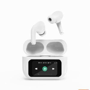 Kõrvaklapid Gembird  HEADSET BLUETOOTH/WHITE TWS-LCD-ANC-01-W 