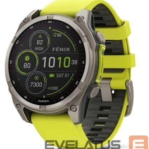 Nutikell Garmin  FENIX 8 SAPP. SOLAR/YELLOW 010-02906-21 