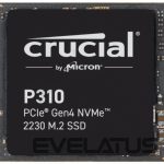 Kõvaketas SSD Crucial  SSD||P310|2TB|M.2|PCIe Gen4|NVMe|3D NAND|Write speed 6000 MBytes/sec|Read speed 7100 MBytes/sec|TBW 440 TB|CT2000P310SSD2 