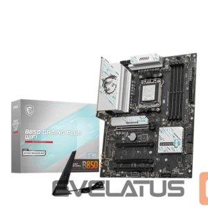 AMD protsessori emaplaat MSI  Mainboard||AMD B850|SAM5|ATX|Memory DDR5|Memory slots 4|4xPCI-Express 16x|3xM.2|1xDisplayPort|1xAudio-In|1xAudio-Out|1xMicrophone|4xUSB 2.0|2xUSB 3.2|2xUSB-C|1xOptical S/PDIF|1xRJ45|B850GAMINGPLUSWIFI 