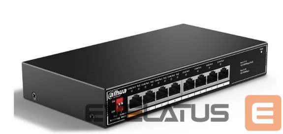 Võrgulülitid DAHUA Switch||Desktop/pedestal|8x10Base-T / 100Base-TX|PoE ports 4|60 Watts|SF1008LP
