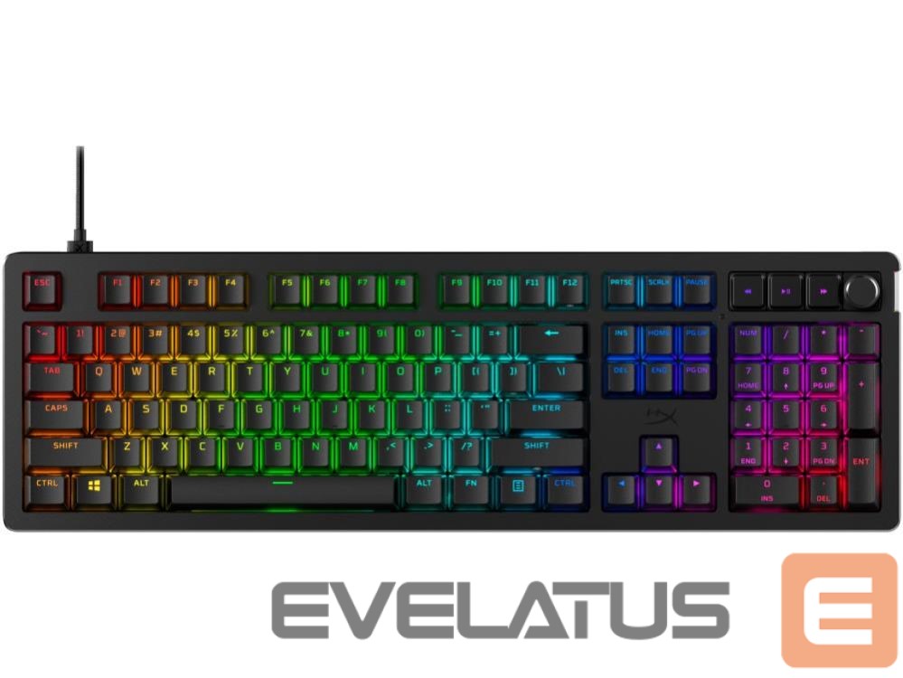 Arvuti klaviatuur HyperX KEYBOARD ALLOY RISE BLACK/7G7A3AA#ABA