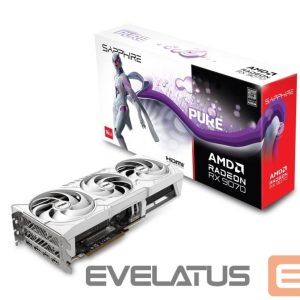Graafikakaart / ideokaardid Sapphire  Graphics Card||AMD Radeon RX 9070|16 GB|GDDR6|256 bit|PCIE 5.0 16x|Triple slot Fansink|2xHDMI|2xDisplayPort|11349-02-20G 