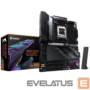 AMD protsessori emaplaat Gigabyte  Mainboard||AMD B850|SAM5|ATX|Memory DDR5|Memory slots 4|2xPCI-Express 3.0 16x|1xPCI-Express 5.0 16x|3xM.2|1xDisplayPort|4xUSB 2.0|7xUSB 3.2|1xUSB-C|1xOptical S/PDIF|1xRJ45|2xAudio port|B850AELITEWF71.1 