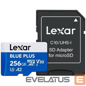 Muu arvutitarvik Lexar  MEMORY MICRO SDXC 256GB UHS-I/W/A LMSBLPL256G-BNANG 