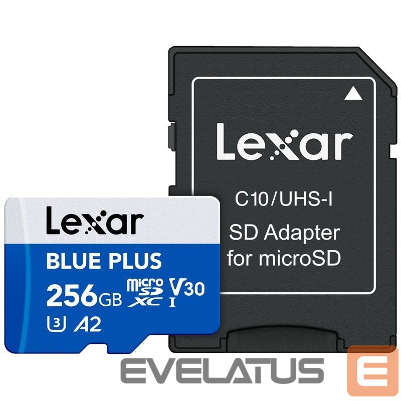 Muu arvutitarvik Lexar MEMORY MICRO SDXC 256GB UHS-I/W/A LMSBLPL256G-BNANG