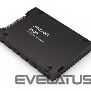 Kõvaketas SSD Micron  SSD||SSD series 7500 MAX|1.6TB|PCIe Gen4|NVMe|NAND flash technology 3D NAND|Write speed 2700 MBytes/sec|Read speed 6800 MBytes/sec|Form Factor U.3|TBW 4380 TB|MTBF 2000000 hours|MTFDKCC1T6TGQ-1BK1DABYYR 