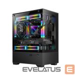 Arvuti korpus GOLDEN TIGER  Case||Raider SL-2|MiniTower|Case product features Transparent panel|Not included|Colour Black|RAIDERSL-2 