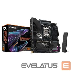 AMD protsessori emaplaat Gigabyte  Mainboard||AMD B850|SAM5|Micro-ATX|Memory DDR5|Memory slots 4|B850MAELTWF6E1.1 