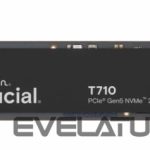 Kõvaketas SSD Crucial  SSD||T710|1TB|M.2|PCIe Gen5|NVMe|Write speed 13700 MBytes/sec|Read speed 14900 MBytes/sec|TBW 600 TB|CT1000T710SSD5 