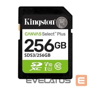 Muu arvutitarvik Kingston  MEMORY SDXC 256GB UHS-I/SDS3/256GB 