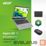 Sülearvuti Acer  Notebook||Aspire|Go 15|AG15-42P-R2WK|CPU  Ryzen 7|5825U|2000 MHz|15.6"|1920x1080|RAM 16GB|DDR4|SSD 512GB|AMD Radeon Graphics|Integrated|ENG/RUS|Windows 11 Home|Pure Silver|1.78 kg|NX.J7WEL.004 