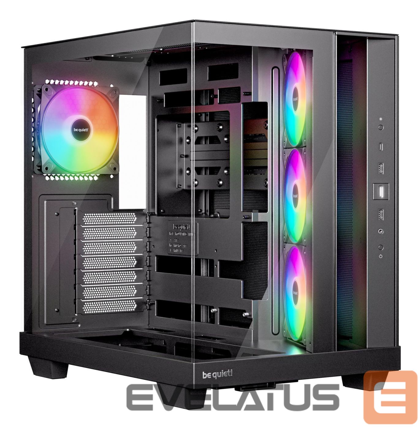 Arvuti korpus BE QUIET Case||ATX/micro ATX/Mini-ITX|Black|Midi Tower|PC|BGW85