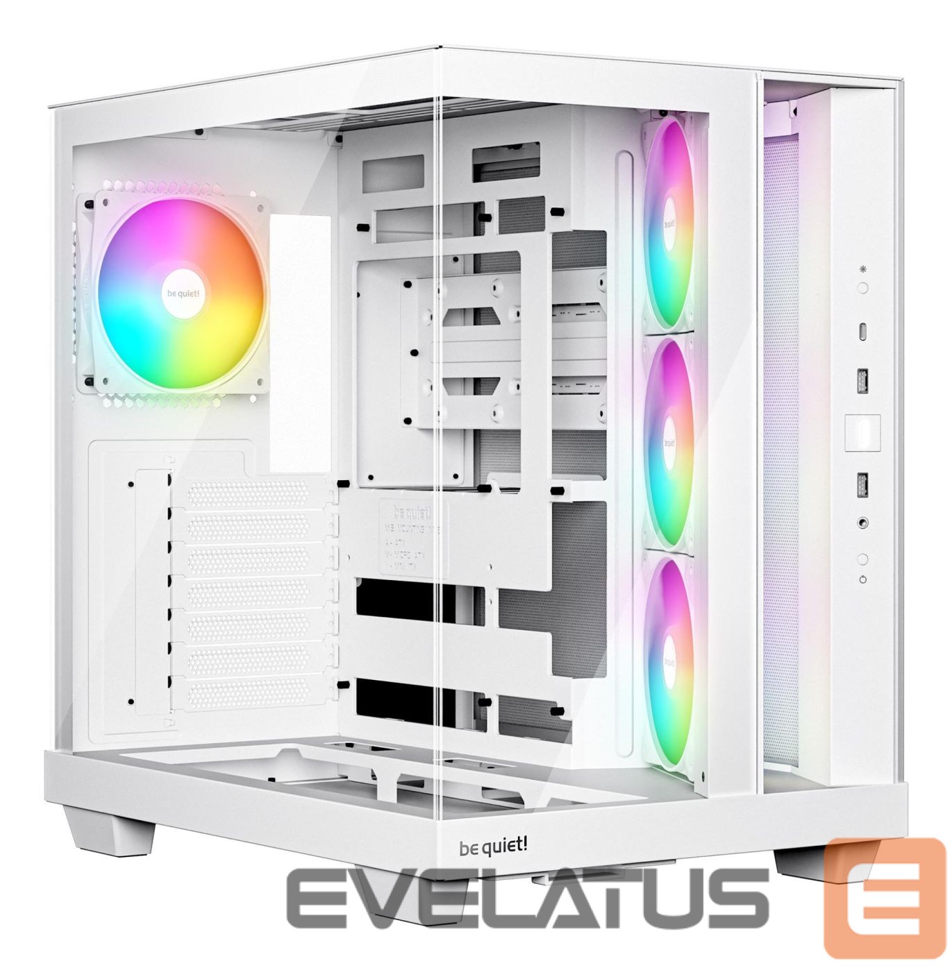 Arvuti korpus BE QUIET Case||ATX/micro ATX/Mini-ITX|White|Midi Tower|PC|BGW86