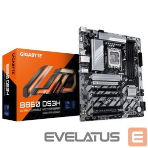 Intel protsessori emaplaat Gigabyte  Mainboard||Intel B860 Express|LGA1851|ATX|Memory DDR5|Memory slots 4|4xPCI-Express 4.0 1x|1xPCI-Express 5.0 16x|2xM.2|1xHDMI|1xDisplayPort|4xUSB 2.0|1xUSB-C|1xPS/2|1xRJ45|3xAudio port|B860DS3H 