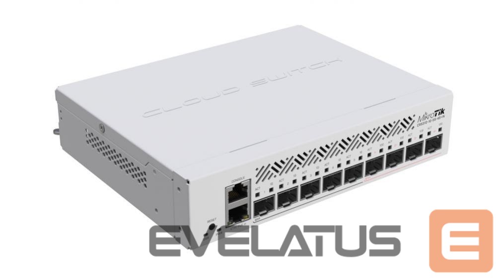 Võrgulülitid Mikrotik Switch||CRS310-1G-5S-4S+IN|Type L3|5|4|2|PoE ports 1|CRS310-1G-5S-4S+IN