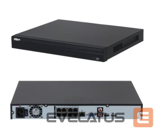 valvetarvikud DAHUA NET VIDEO RECORDER 8CH 8POE/NVR4208-8P-4KS3