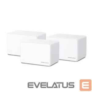 Ruuterid MERCUSYS  Wireless Router||Wireless Router|3-pack|3000 Mbps|Mesh|3x10/100/1000M|HALOH80X(3-PACK) 