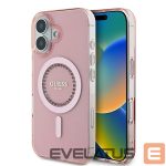 Muu telefoni lisavarustus Guess  Guess IML Rhinestones MagSafe iPhone 16 Case - Pink 