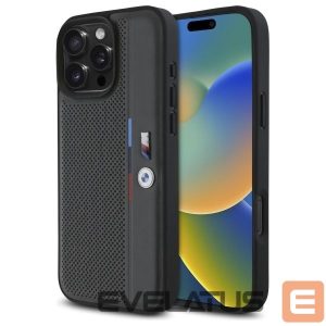 Muu telefoni lisavarustus BMW  BMW M Perforated Tricolor Detail Line iPhone 16 Pro Case - Dark Gray 