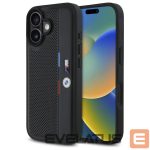 Muu telefoni lisavarustus BMW  BMW M Perforated Tricolor Detail Line iPhone 16 Case - Black 
