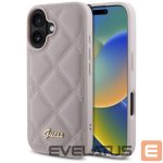 Muu telefoni lisavarustus Guess  Guess Quilted Metal Logo iPhone 16 Case - Pink 