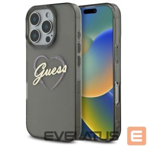Muu telefoni lisavarustus Guess  Guess IML Heart Case for iPhone 16 Pro Max - Black 
